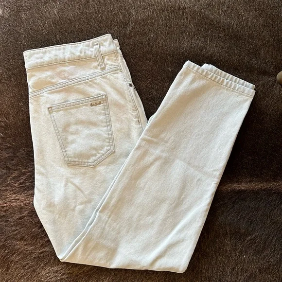 ba&sh Jeans High Waist slouchy straight Light Wash